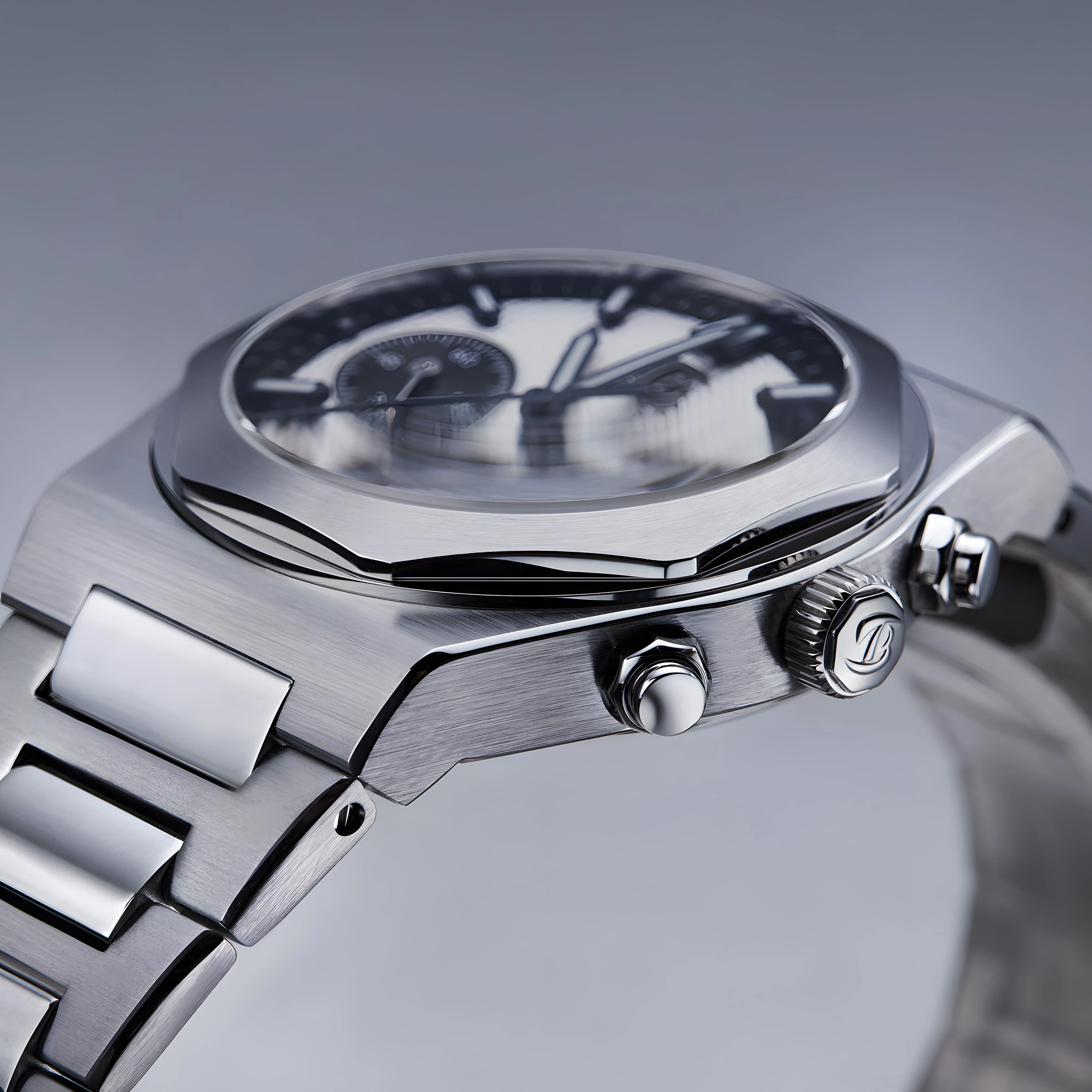 BETTIMER 2024 นาฬิกาผู้ชายใหม่ B8002 ธุรกิจหรูหรา ST1903 Sapphire สแตนเลสนาฬิกา BGW-9 reloj hombre