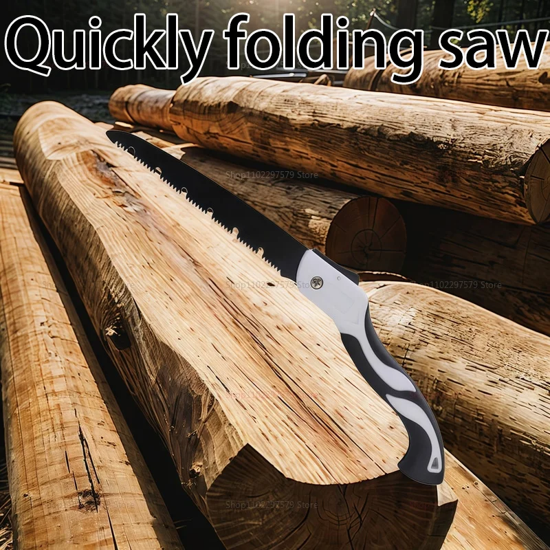 1pcs 300mm Folding Hand Saw Pruning Saw Professional Hand Sawor Tree Pruning Camping Gardening Hunting Cutting Wood