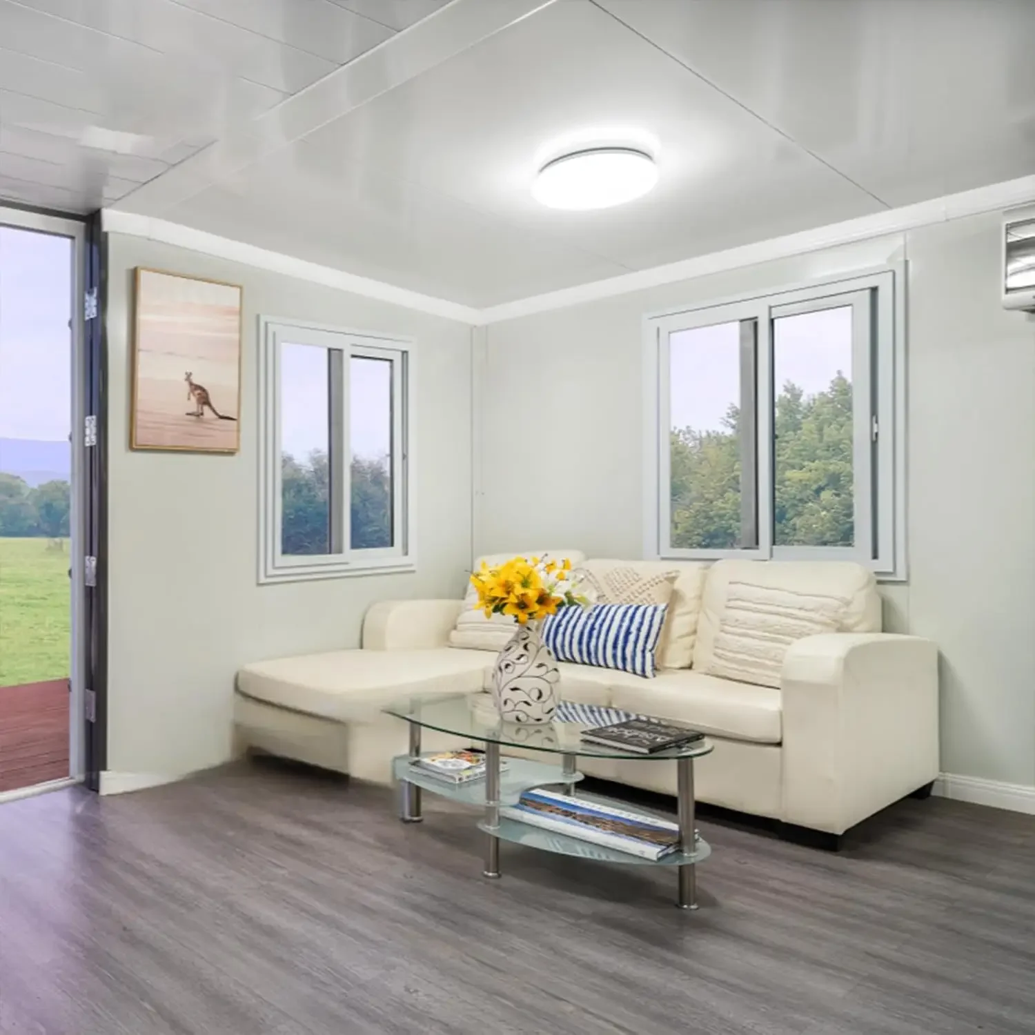 Expandable Container House Folding Tiny Home Prefabricated House Container Multifunctional Foldable Container House for Italy