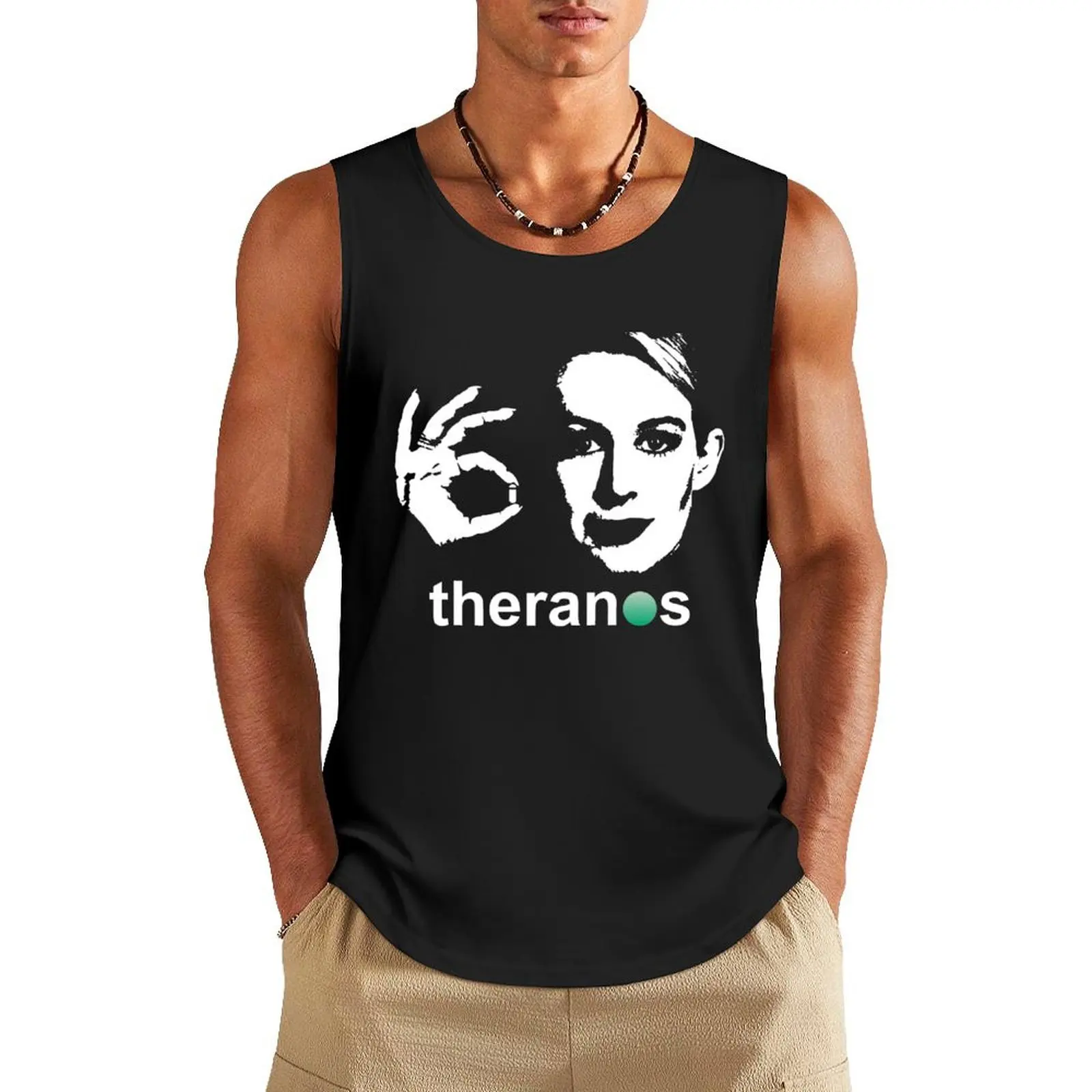 

Theranos Tank Top sports vest sleeveless vest men