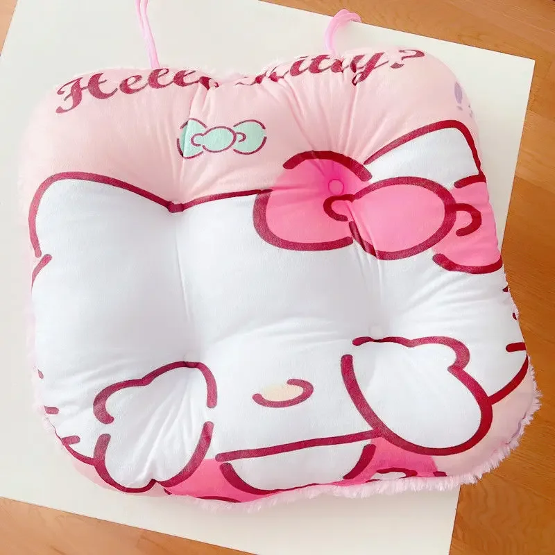 40*40CM Saniro Cinnamoroll Melody Super Cute Cartoon Thickened Seat Cushion Office Long Sitting Buttocks Cushion Sofa Cushion