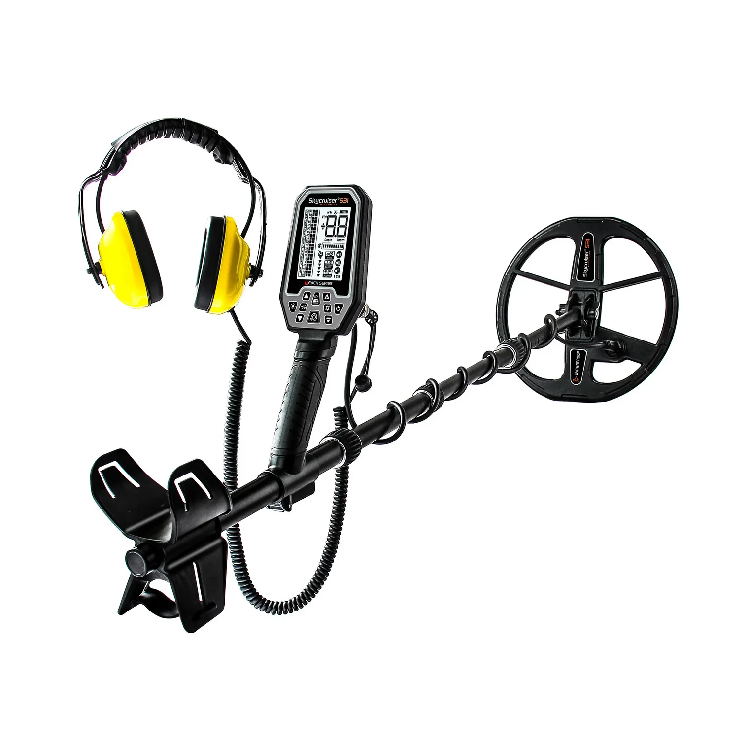 New Professional Metal Detector Waterproof Underground Gold Metal Detector S31 IP68 Long Range Gold Detector