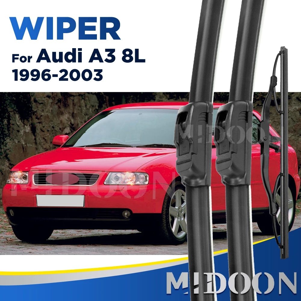 

Стеклоочиститель MIDOON для Audi A3 8L 1996-2003 1997 1998 2000 2001 2002, передние и задние щетки стеклоочистителя, щетки для ветрового стекла 21 "+ 19" + 16"