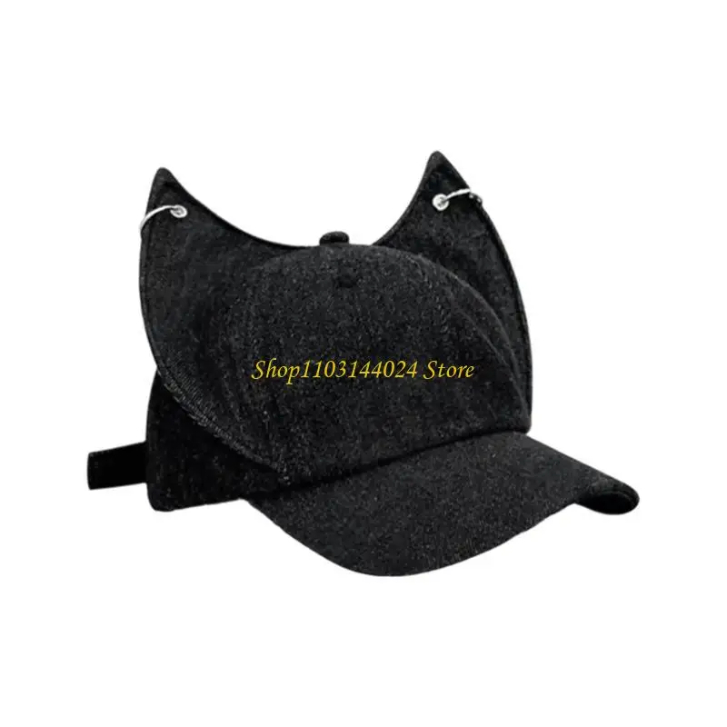 N5KE Versatiles Denims Hat Cartoon Baseball Hat Anime Cosplay Costumes Accessories