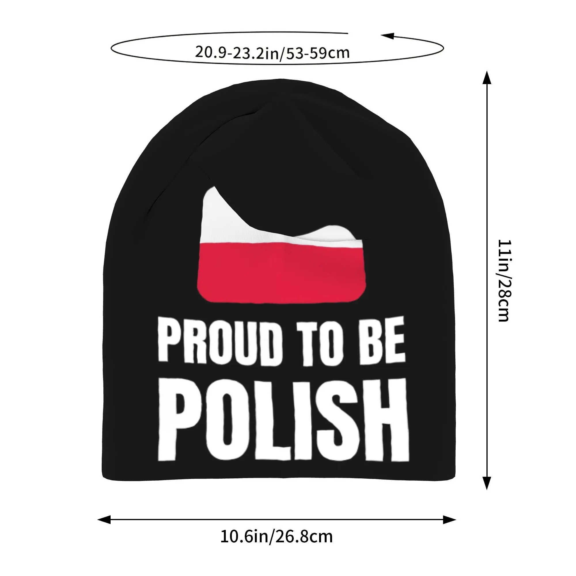 Be Like Poland Polska Polish Flag  Skull Cap Beanie Breathable  Gym Workout Hat for Men Women