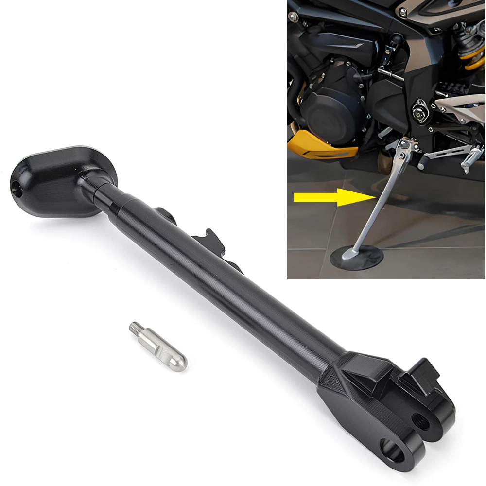 

CNC Adjustable Kickstand Foot Side Stand for Triumph Street Triple 765R 765RS 765 R RS 2023 2024 2025 Kick Stand Parking Bracket