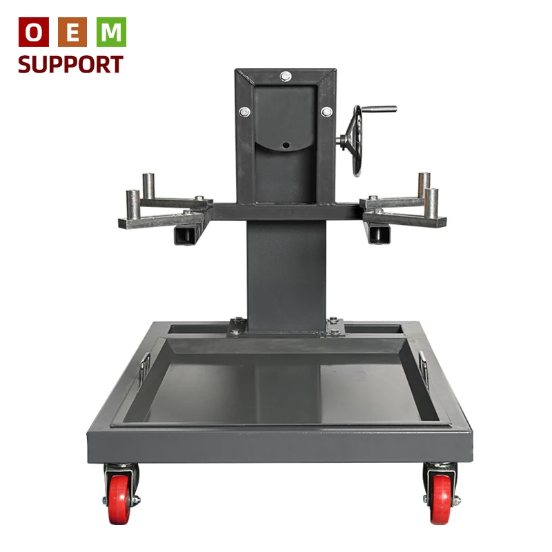 

Сверхмощная вращающаяся подставка для ремонта двигателя 800 кг/1700 фунтов с масляным поддоном для обслуживания и ремонта транспортных средств