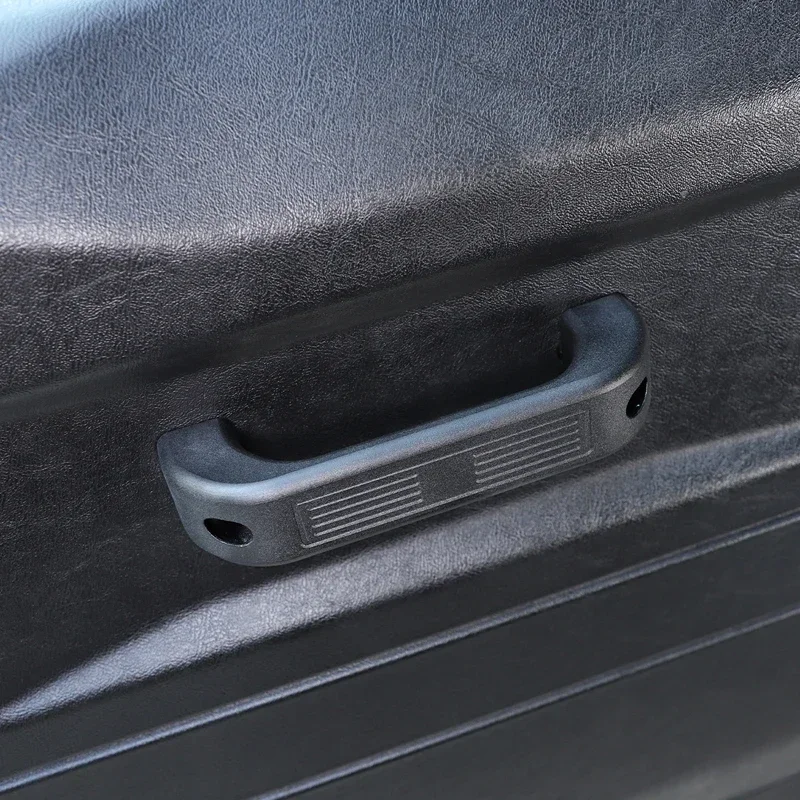 For 2004-2018 Land Rover Defender 90 110 aluminum alloy black car interior door handle decoration cover sticker car accessories