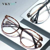 VICKY, gafas de lectura simples y personalizadas con forma de ojo de gato, gafas antiluz azul para mujer, prescripción personalizable 87057