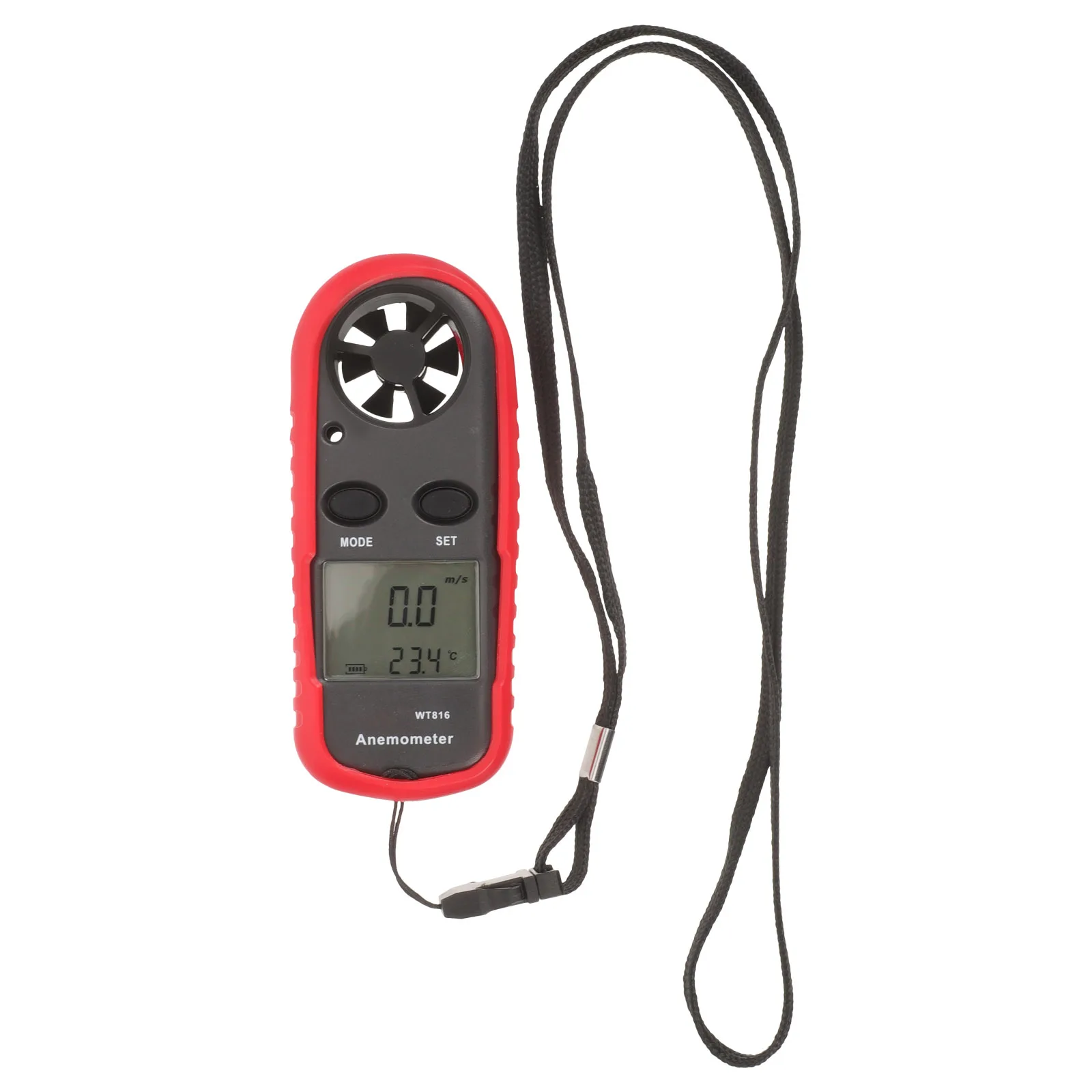 

Mini Digital Anemometer WT816 Wind Speed Temperature Meter Portable Outdoor h held gauge tool measurement device instrument