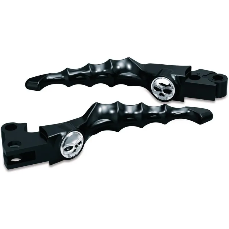 

Kuryakyn 1092 Motorcycle Handlebar Accessory: Zombie Clutch and Brake Trigger Levers for 2004-13 Harley-Gloss Black, 1 Pair