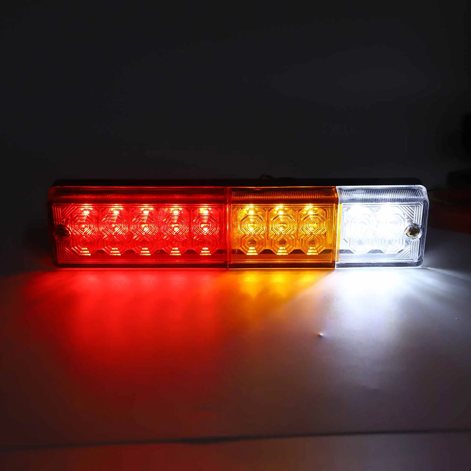 

1 Pair of LED Waterproof Tail Lights 12V 24V Car Truck RV Camper Trailer Stop Rear Reverse Turn Indicator Lamp Light