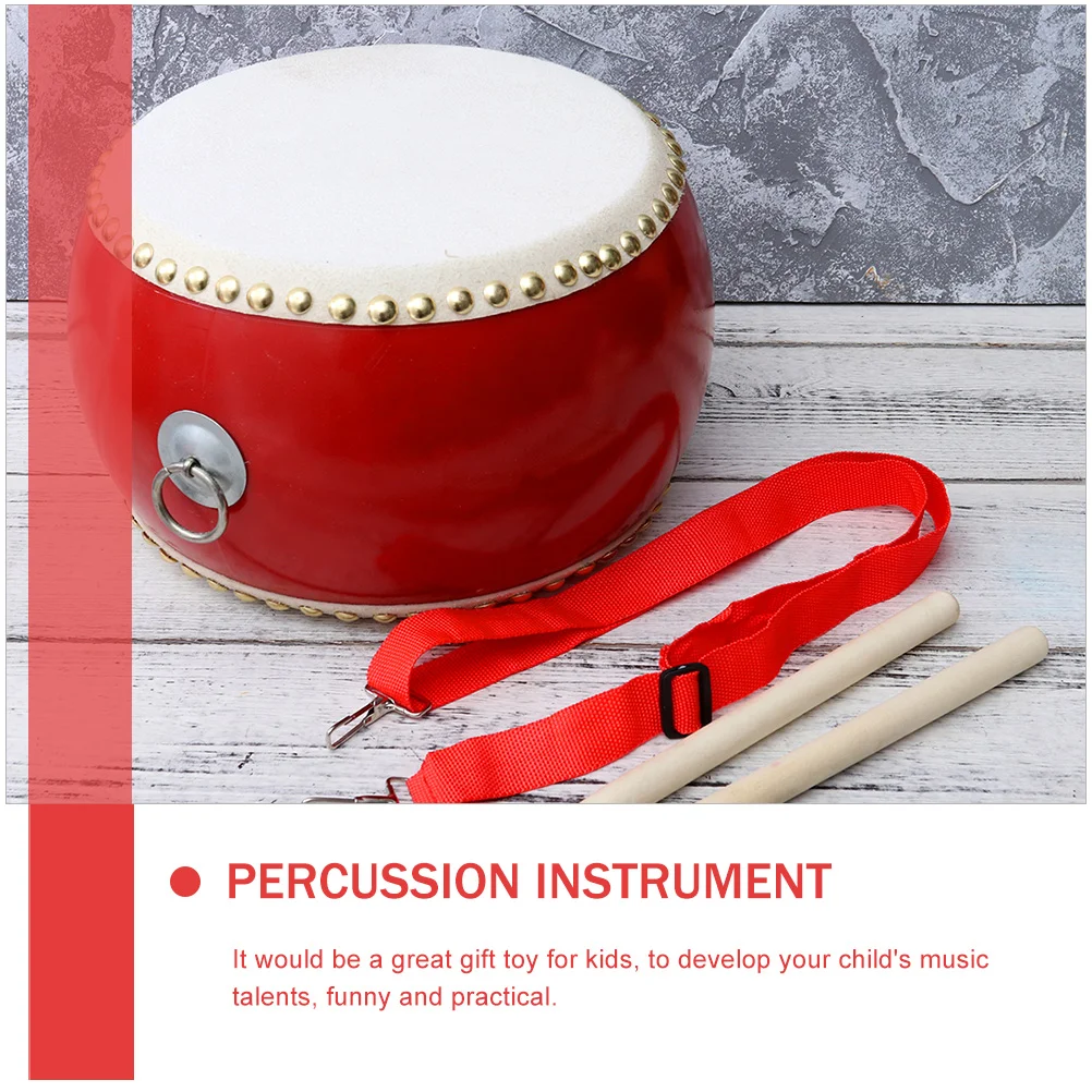 Children's Drum Boys Toys Musical Percussion for Kids Instrument Party Wood Pvc Snare Wooden Kindergarten Prop