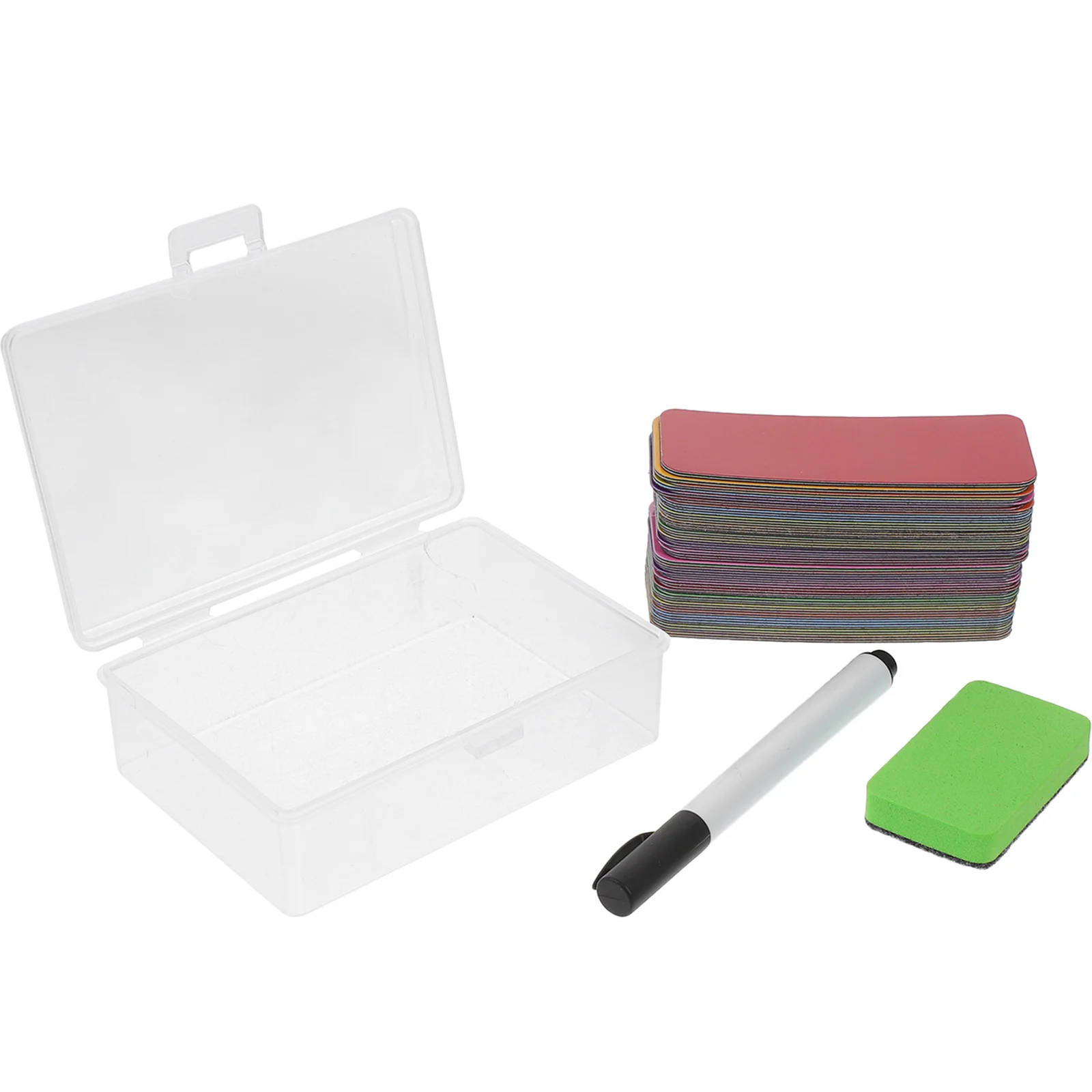 

1Set Magnetic Labels Dry Erase Tags Writable Reusable Nameplates for Whiteboard Refrigerator Office Classroom Organization Notes