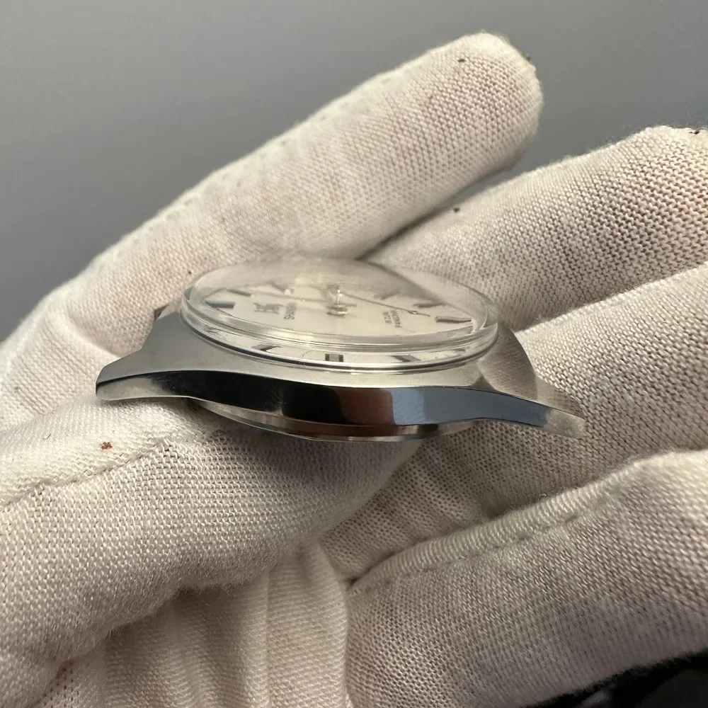 36mm Shanghai Men's Watch Retro 7120 Manual Mechanical Movement Minimalist Business Mechanical Wristwatches Drop Shipper image 3