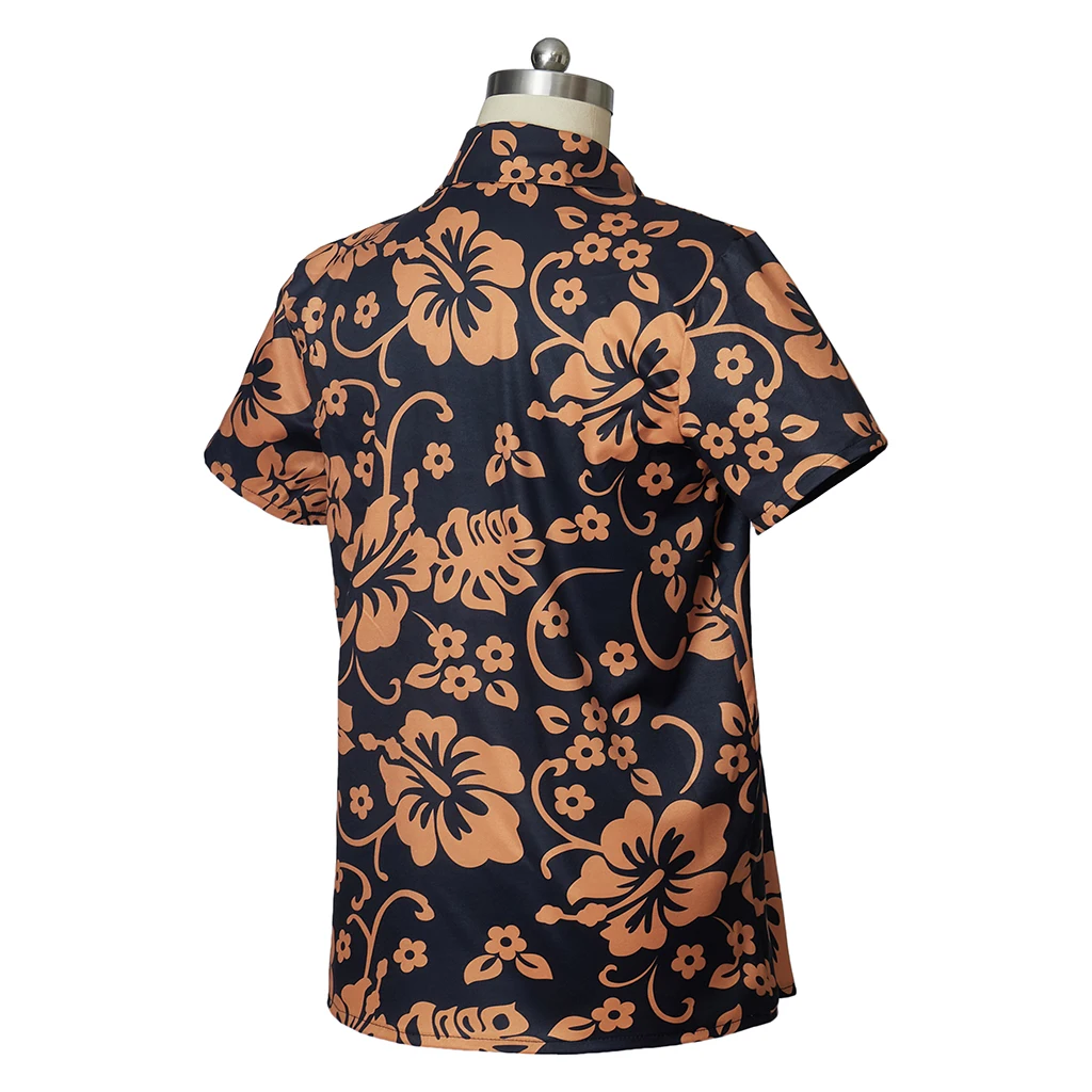 متوفر في المخزون الخوف والكراهية في لاس فيغاس راؤول ديوك تأثيري حلي رجالي ديوك الصيف الشاطئ قميص الكبار قميص غير رسمي M10