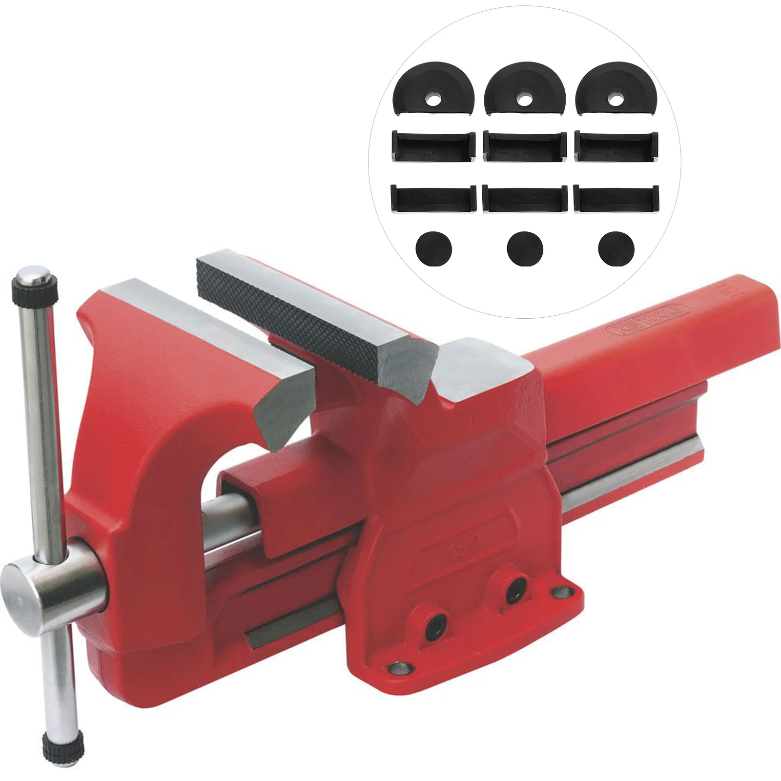 

12pcs Mini Bench Vise Pads Non-Slip Anti-Pinch Rubber Cushions For Workbench Protection Durable Vise Accessories