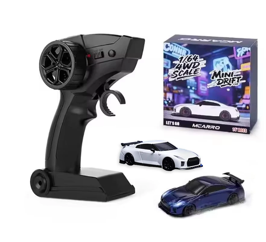Mcarro 1/64 Mc061 Mini Simulation 2.4g Infinitely Variable Speed Four-Wheel Drive Desktop Racing Remote Control Drift Car