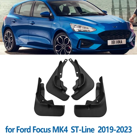 Брызговики для Ford Focus MK4 2019 ~ 2024 хэтчбек против пятен защита крыла переднее и заднее колесо брызговики комплект 4 шт. автоаксессуары