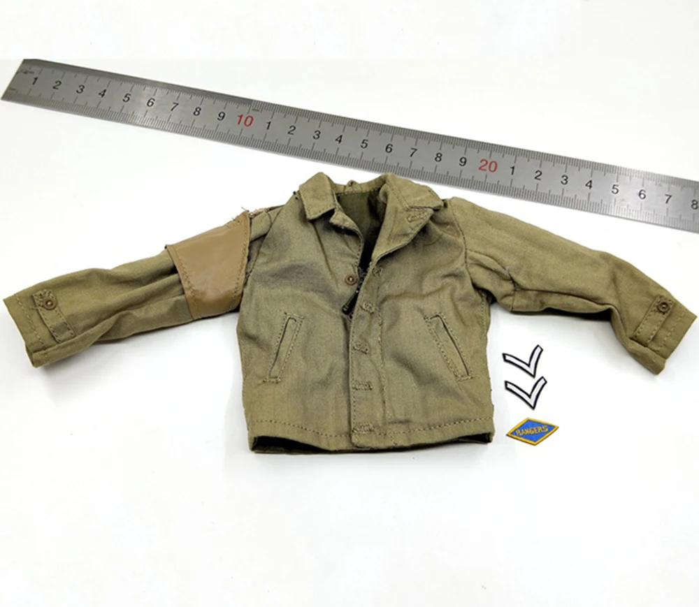 DID A80144 Scale 1/6 WWII Series US Army Ranger Sniper Dressing M41 Jacket Tops Medal For 12inch Soldier Doll Accessories