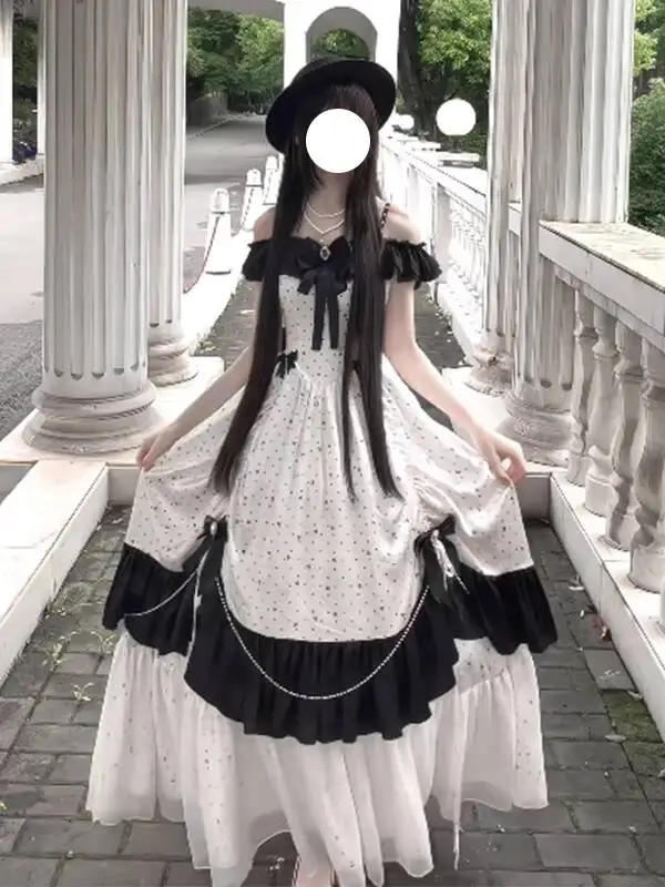 New Exquisite Beauty Off-the-shoulder Lolita Evening Dress Skirt Bride Coming-of-age Ceremony Student Birthday Party Host - view 2