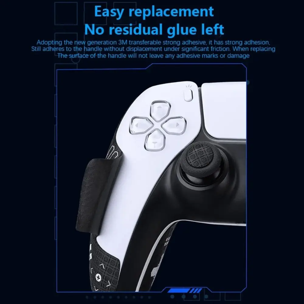 Strong Adhesive Gamepad Sticker Water-absorbent DIY Gamepad Anti-slip Film Soft Anti-slip Sticker for Switch PRO/PS5/Xbox
