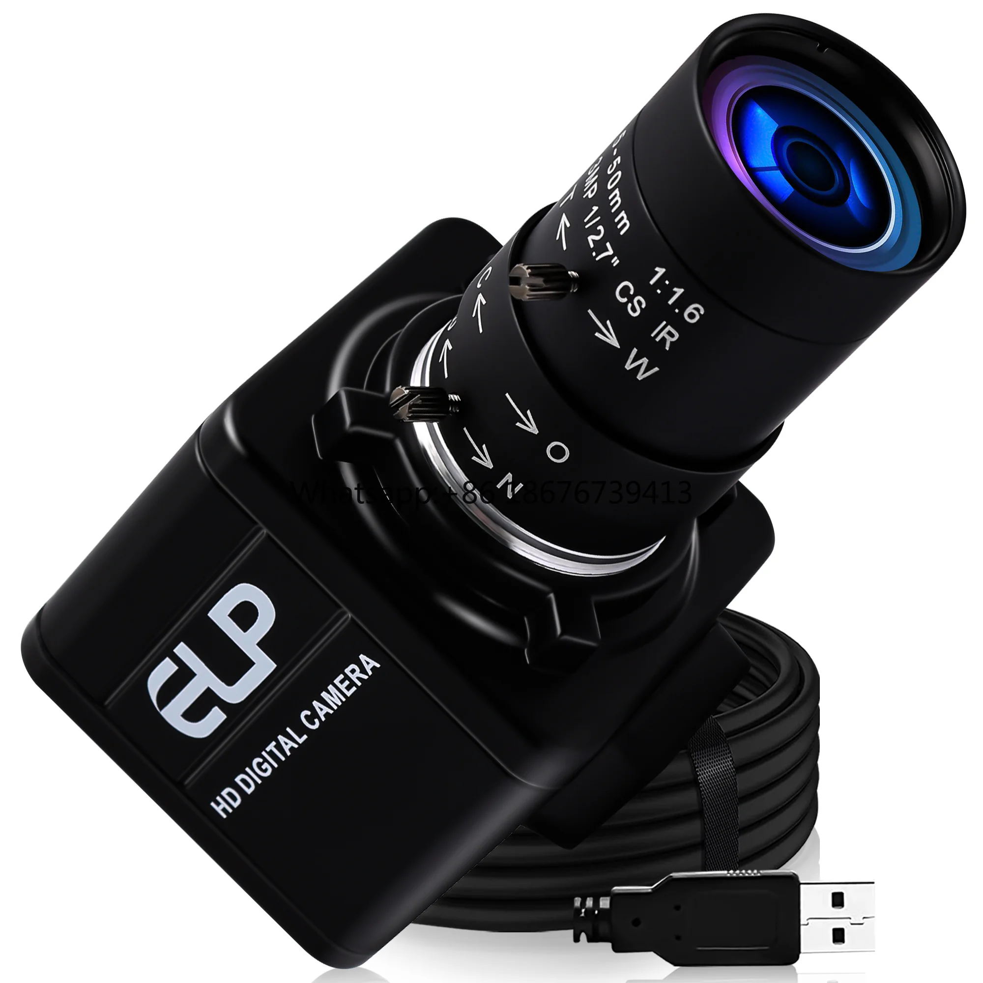 8MP Camera Webcam USB IMX179 Ultra HD 5-50mm 10x Zoom Usb Camera Free Driver Computer Camera