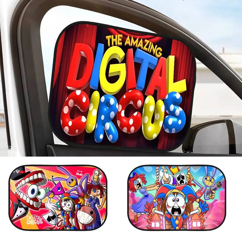 

The Amazing Digital-Circus Car Sunshade Covers Cover Universal Windscreen Folding Visor Windshield Auto Sun Shade Accessories