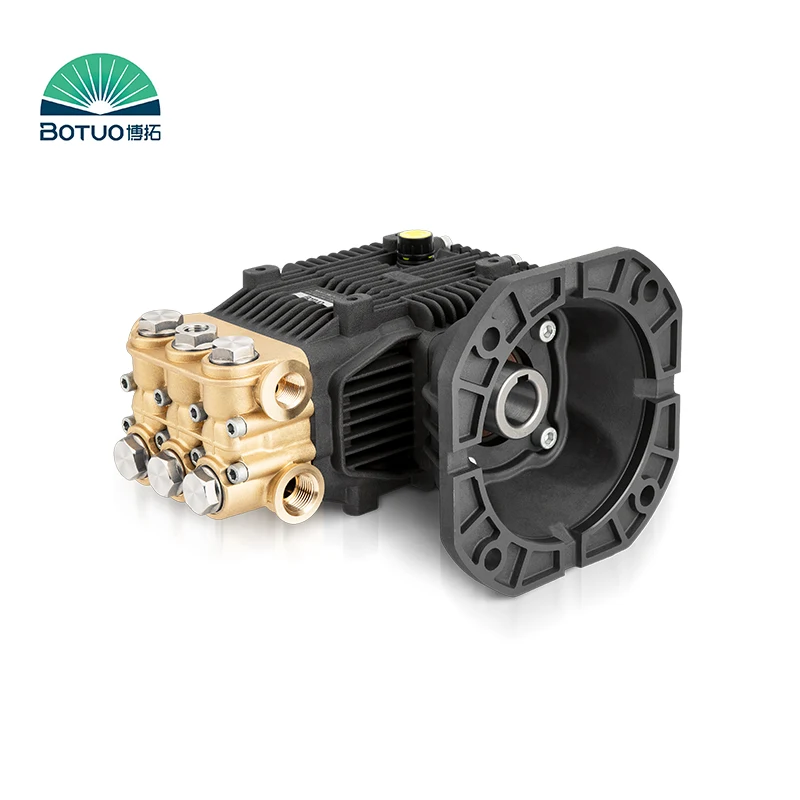 BML Series Brass Head Triplex Plunger Pump 3.3-19.1 L/min  100-250Bar for Professional Car Wash & Industrial Cleaning Systems
