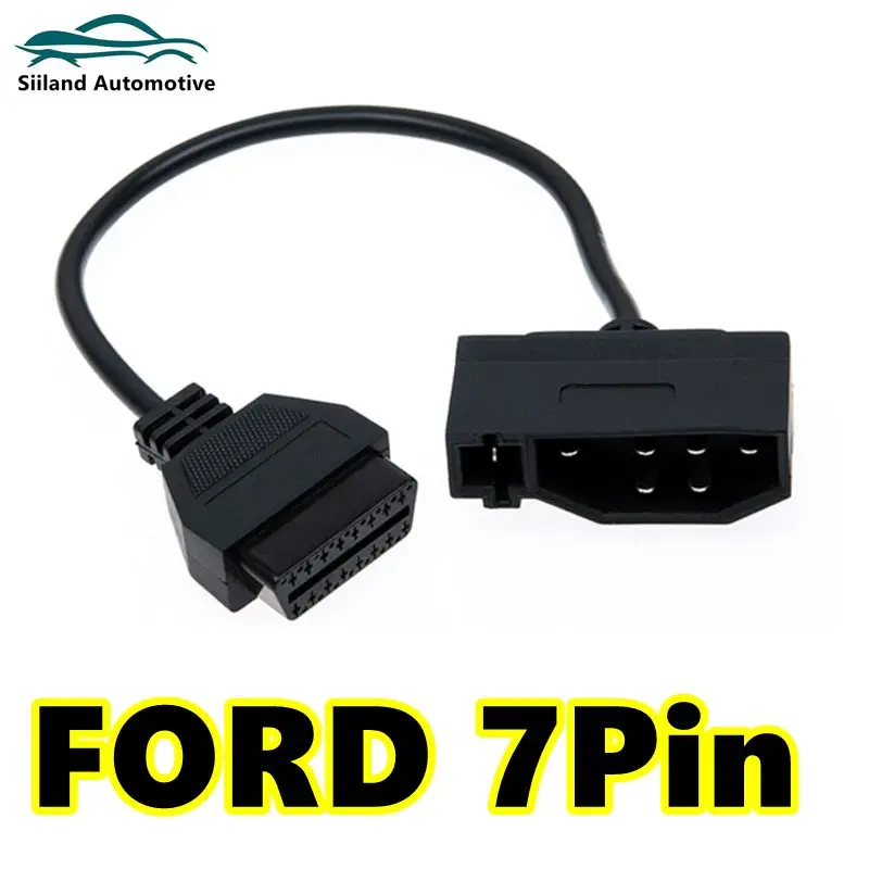 7pin To OBD2 16Pin Cable Converter for Ford 7 Pin Connector Adapter OBD2 Diagnostic Scanner Cable Adaptor For Ford