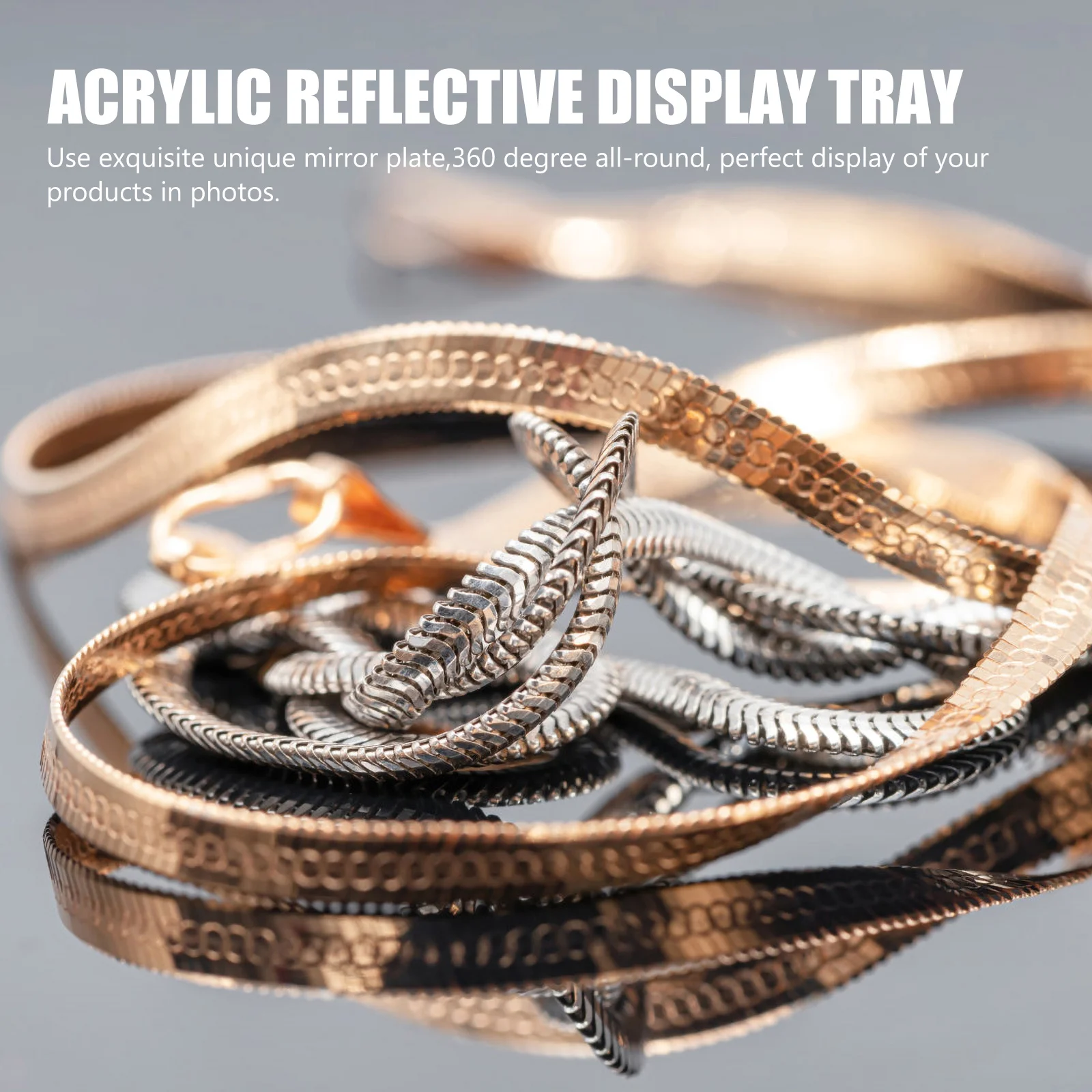 

Acrylic Mirror Reflecting Board 3 Sizes Small Medium Large Desk Mirror Props for Jewelry Watch Photography Studio