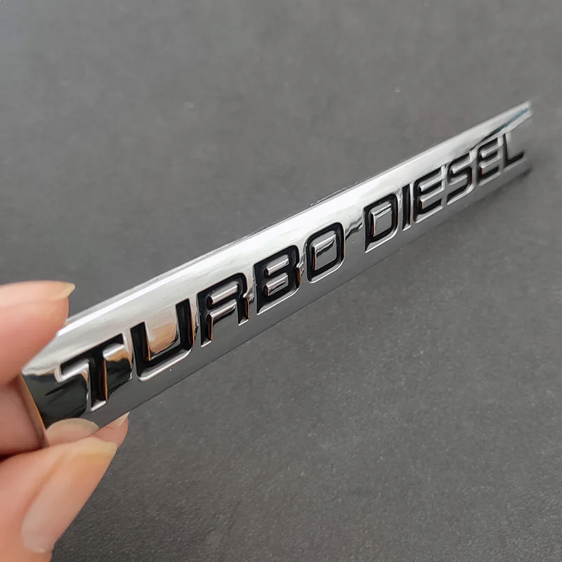 3d Chrome Metal Rear Trunk Car Badge Logo Turbo Diesel Emblem Sticker RAM 2500 Body Decal Adhesive Stickers Accessories