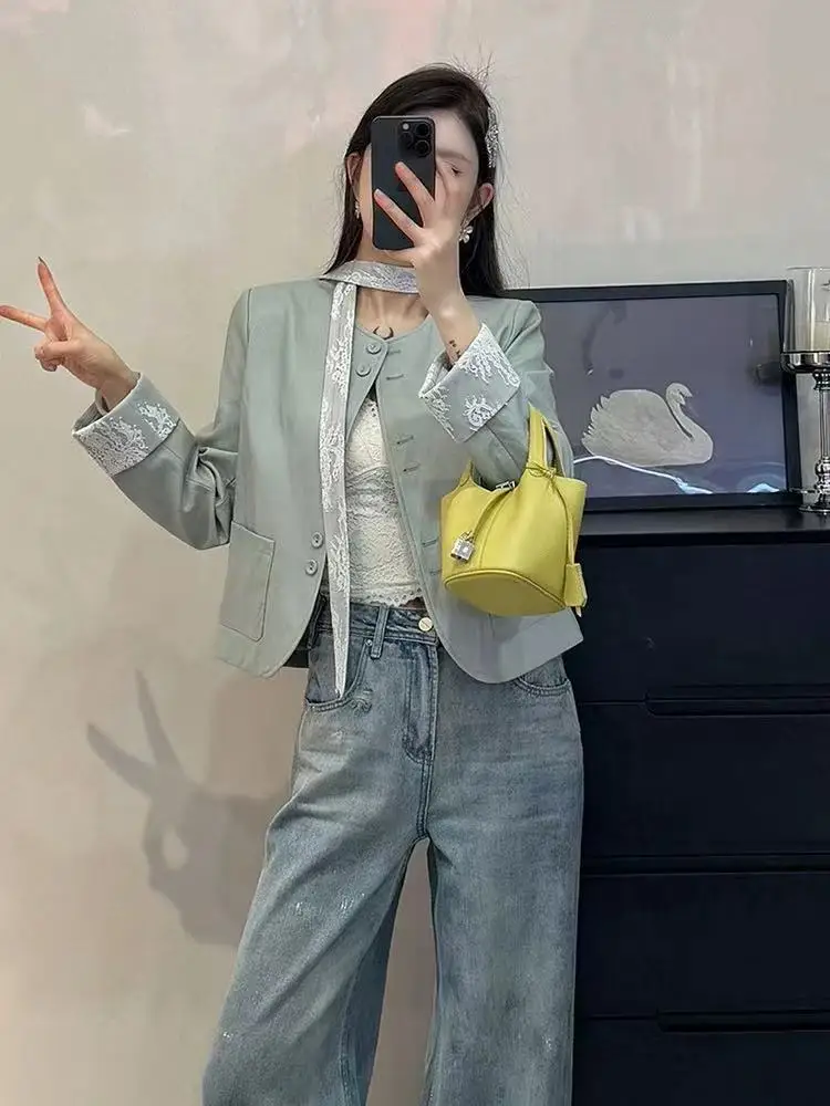 

Осенние куртки женские темпераментные тонкие молнии универсальные офисные базовые черные нишевые розовые утолщенные маленькие нежные для поездок на работу