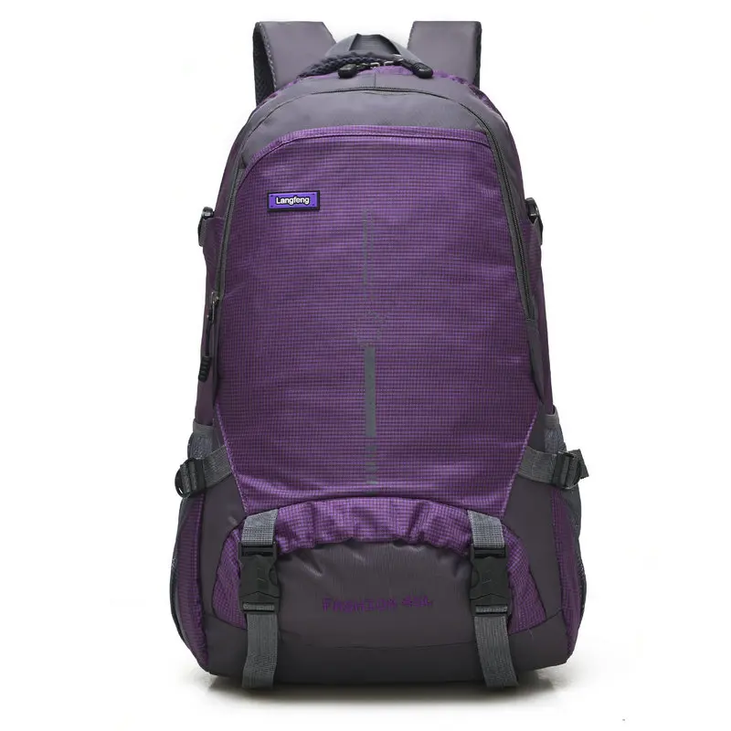 Mochila de Caminhadas ao ar livre para Homens e Mulheres, Impermeável, Respirável, Viagem de Lazer, Coreano, 45L, Novo