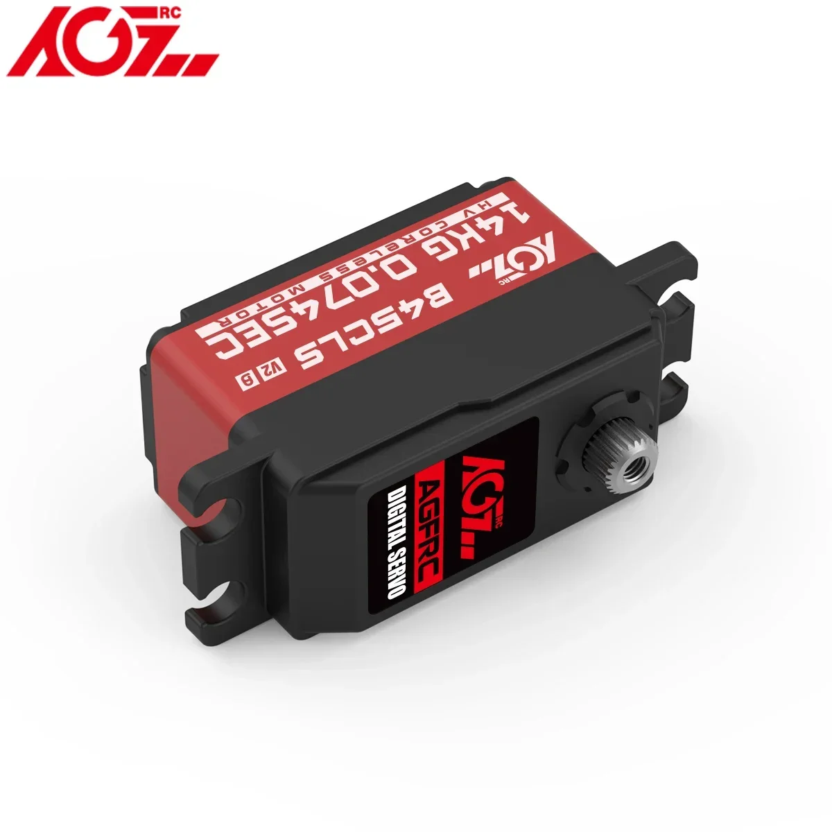 AGFRC B45CLS V2 14KG 0.074Sec HV เกียร์ LOW PROFILE Coreless Digital Servo สําหรับ 1/10 1/12 บนแผนที่ Touring Drift RC รถ