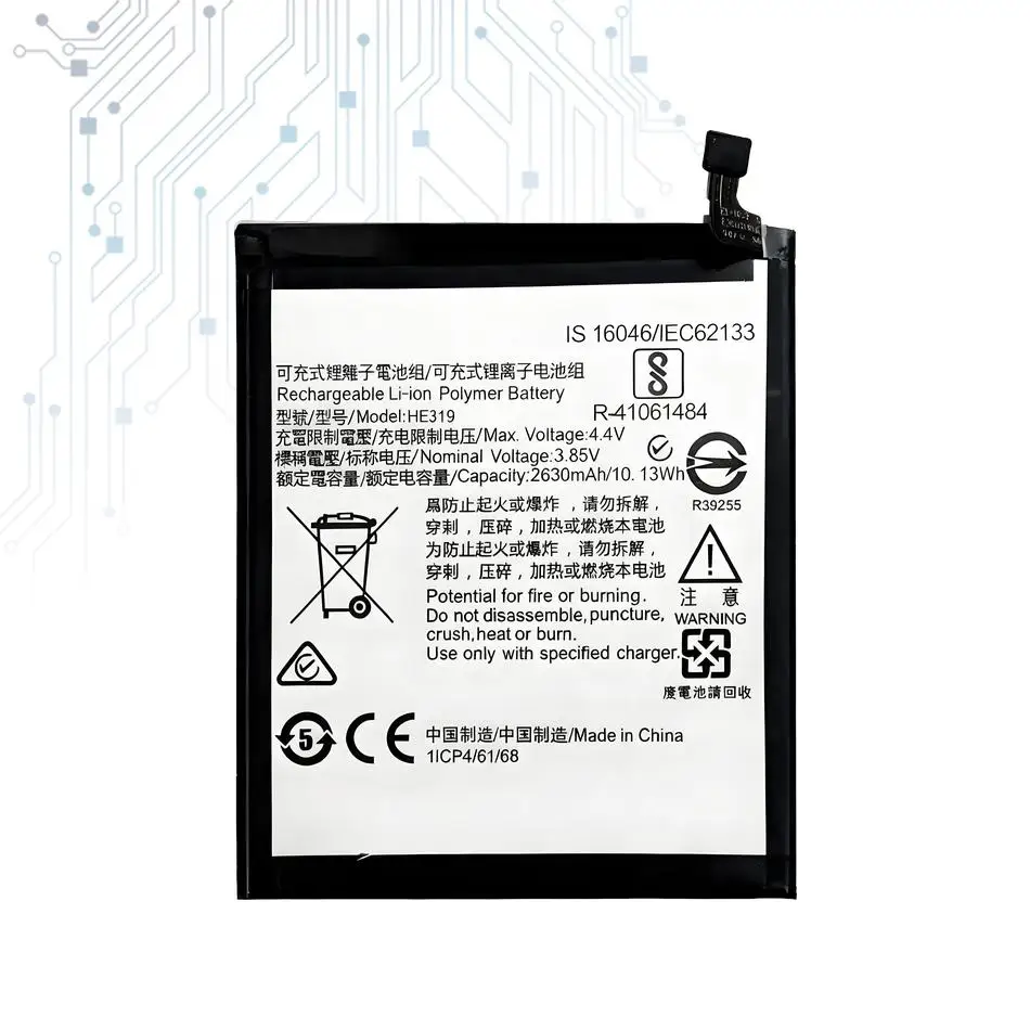 2630mAh Mobile Phone Battery HE319 Long-Lasting For Nokia 3 TA-1020 TA-1028 TA-1032 TA-1038 view 5