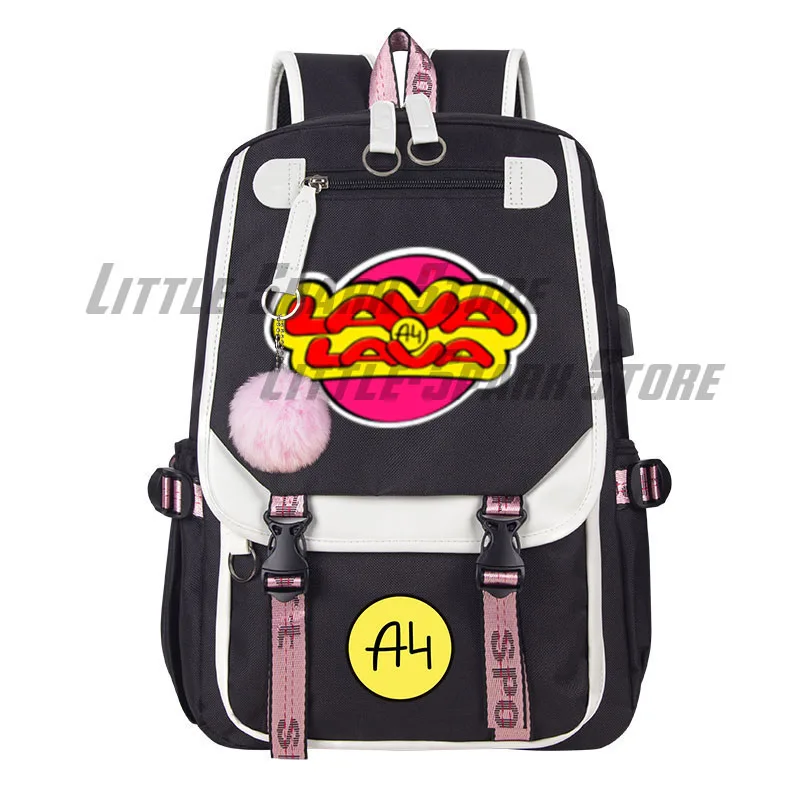 

Популярные школьные ранцы А4 из мультфильма «Лава» для подростков, рюкзак для ноутбука с USB-зарядкой, Студенческая сумка для книг для девочек