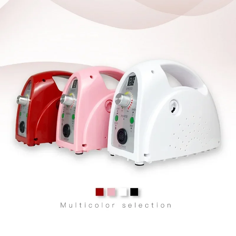 Trapano elettrico per unghie professionale per la cura delle unghie delle dita dei piedi 65W Macchina per manicure Kit per pedicure Trapano elettrico per lima per nail art