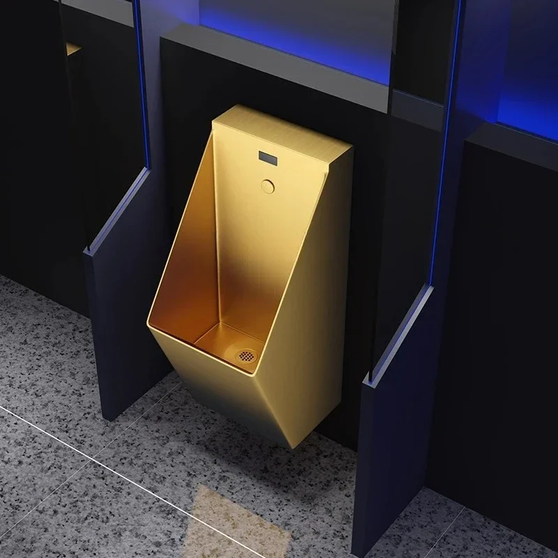 Integrated induction 304 stainless steel urinal wall-mounted urinal men's urinal bar