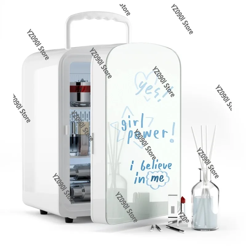 9L Mini Cosmetic Fridge 12V Portable Beauty Skincare Refrigerator Home Makeup Storage Cooler