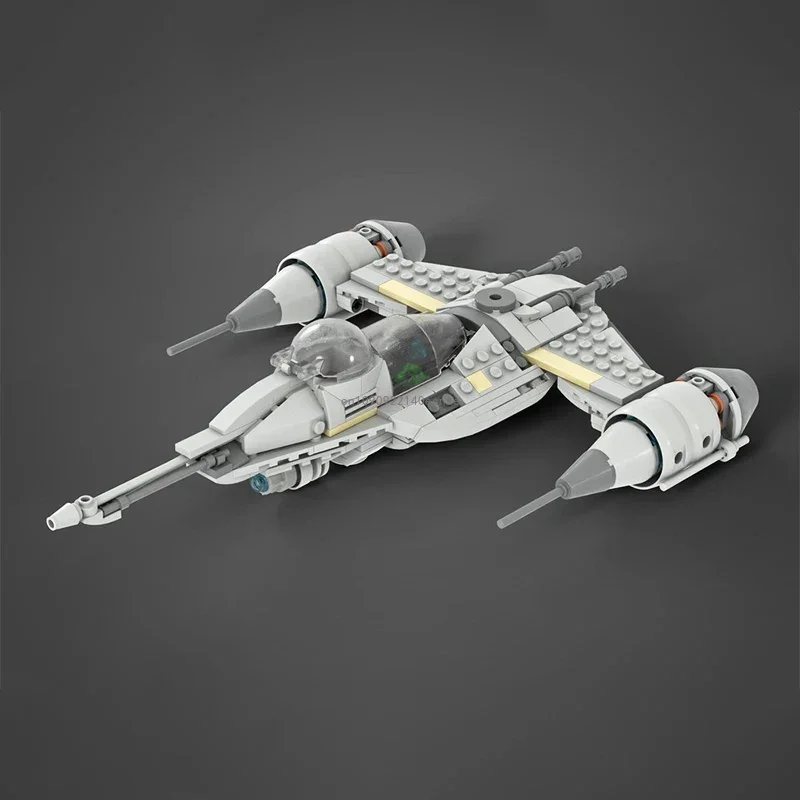 

348PCS MOC Midi Mandalorian N-1 Starfighter Model Building Blocks Technology Bricks DIY Creative Assemble Toys Gifts
