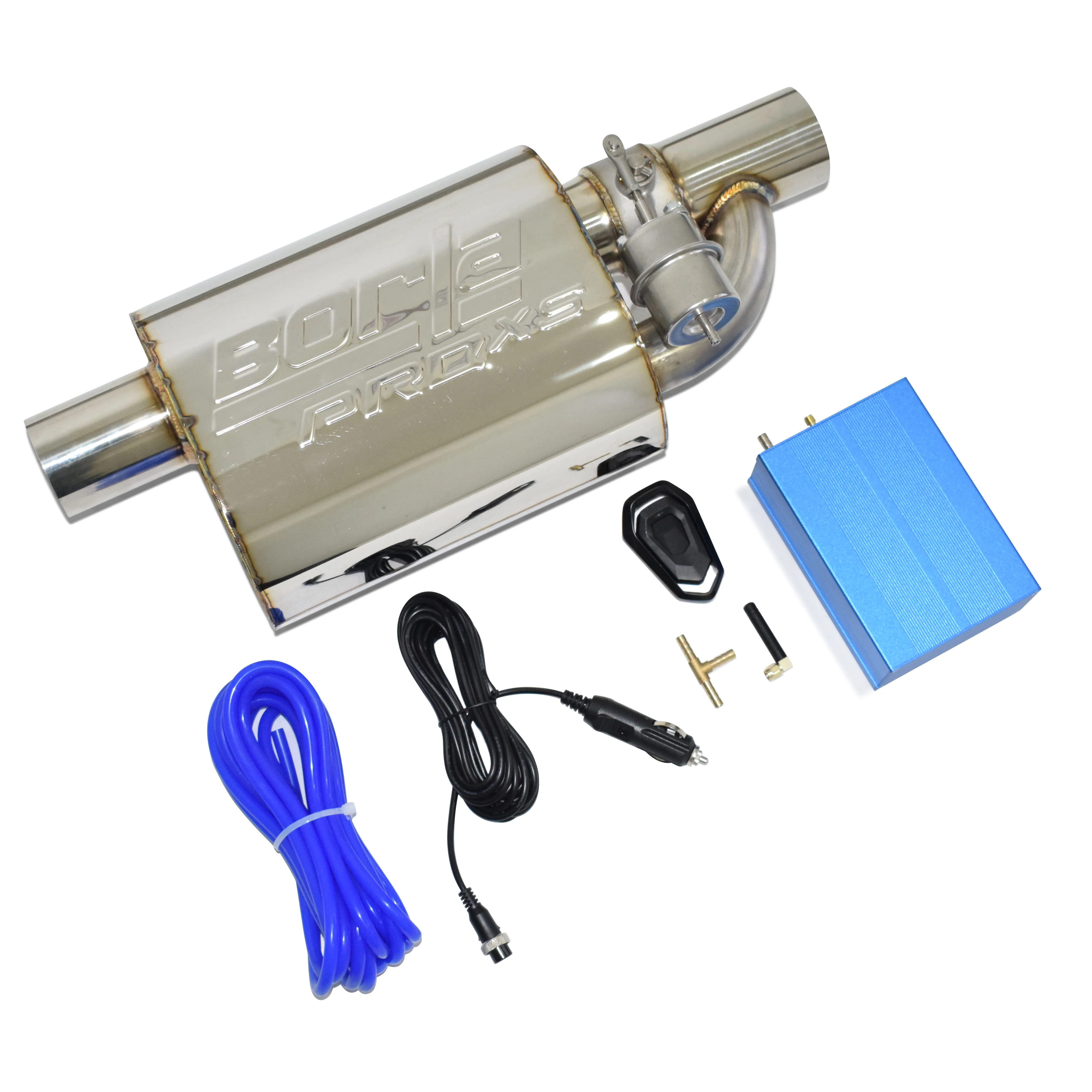 

Глушитель Borla Valvetronic, универсальный 2,5/3-дюймовый вакуумный клапан из нержавеющей стали, выпускной клапан с контроллером, комплект выхлопных газов с дистанционным управлением