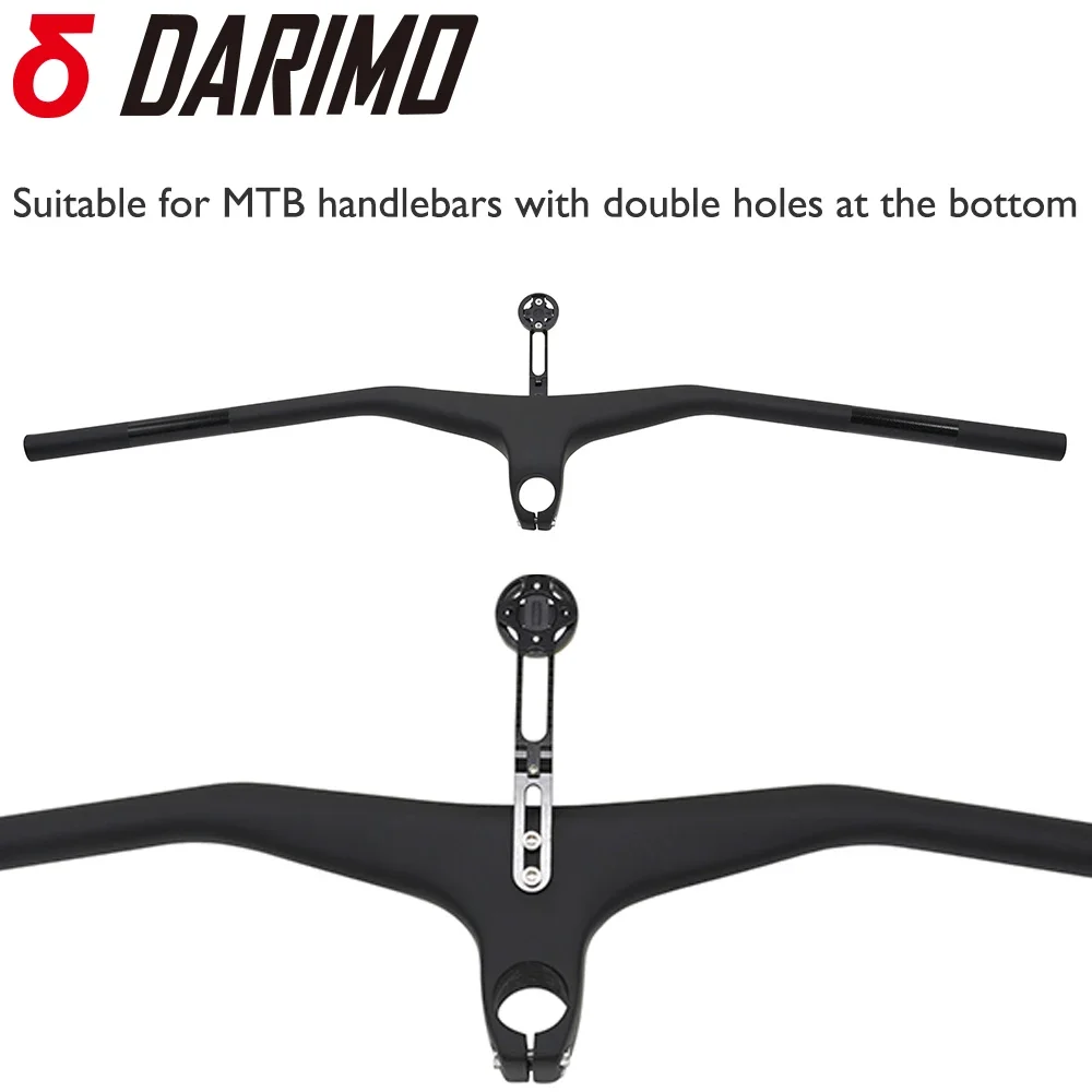 Darimo Adjustable Alloy GPS Holder, 16g Ultralight Bike Computer Mount for Garmin Cateye Bryton K-Edge O-Pro