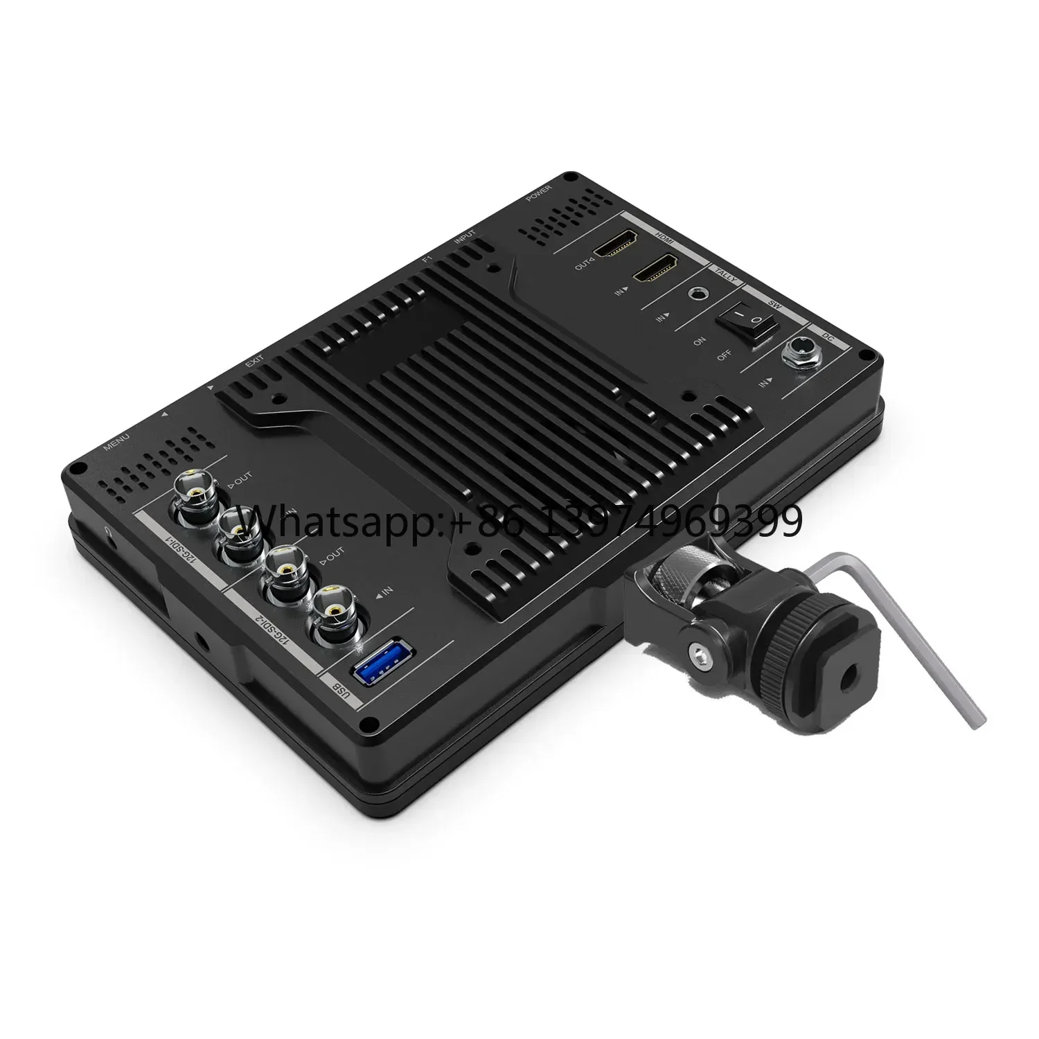 7 Inch FHD 2000 Nits High Brightness Lcd surveillance with 12G SDI signal 4K Portable for Live Streaming and Making Mov factory