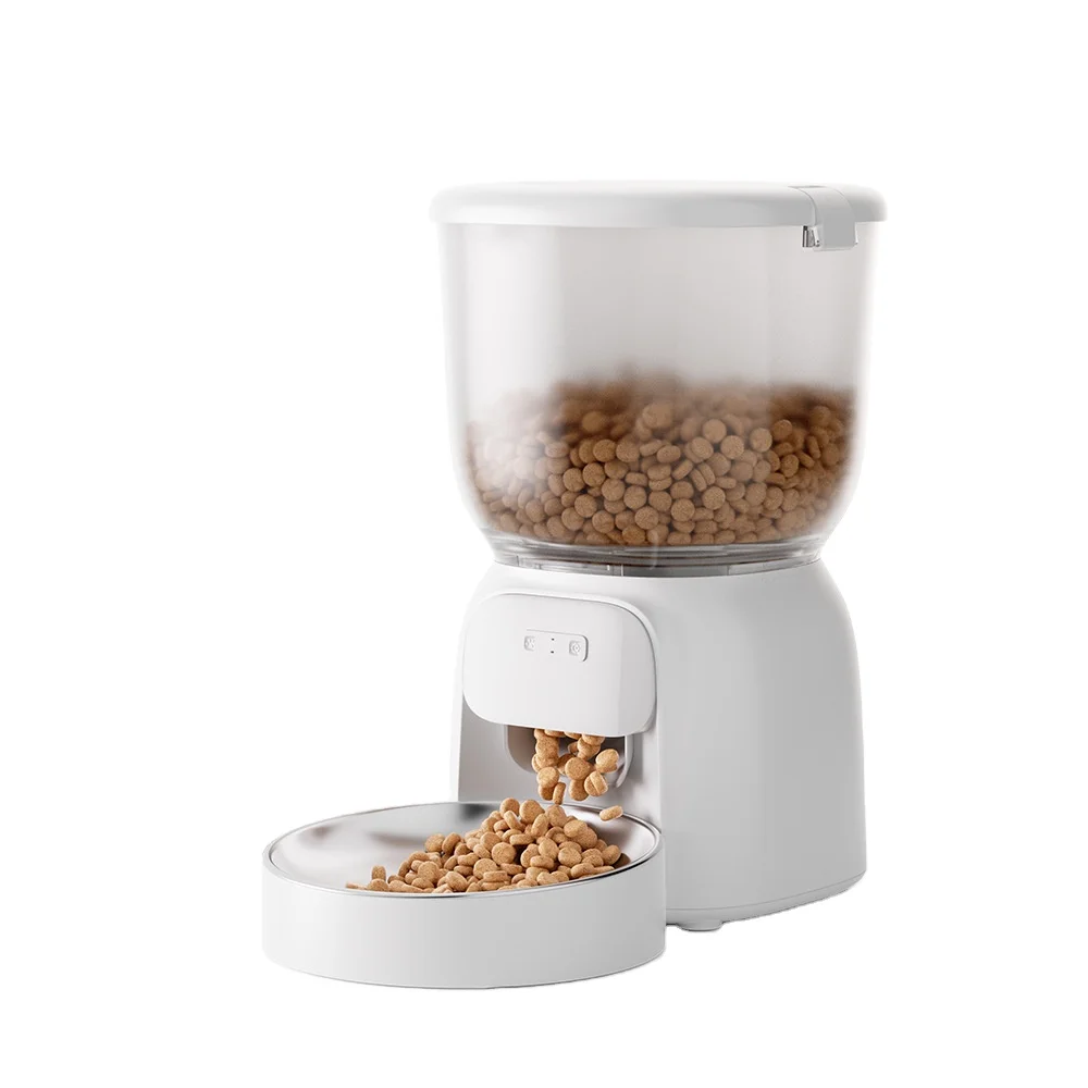 

Fixed Time and Quantitative Feeding of Cat and Dog Food, Bluetooth Version of Intelligent Pet Automatic Feeder