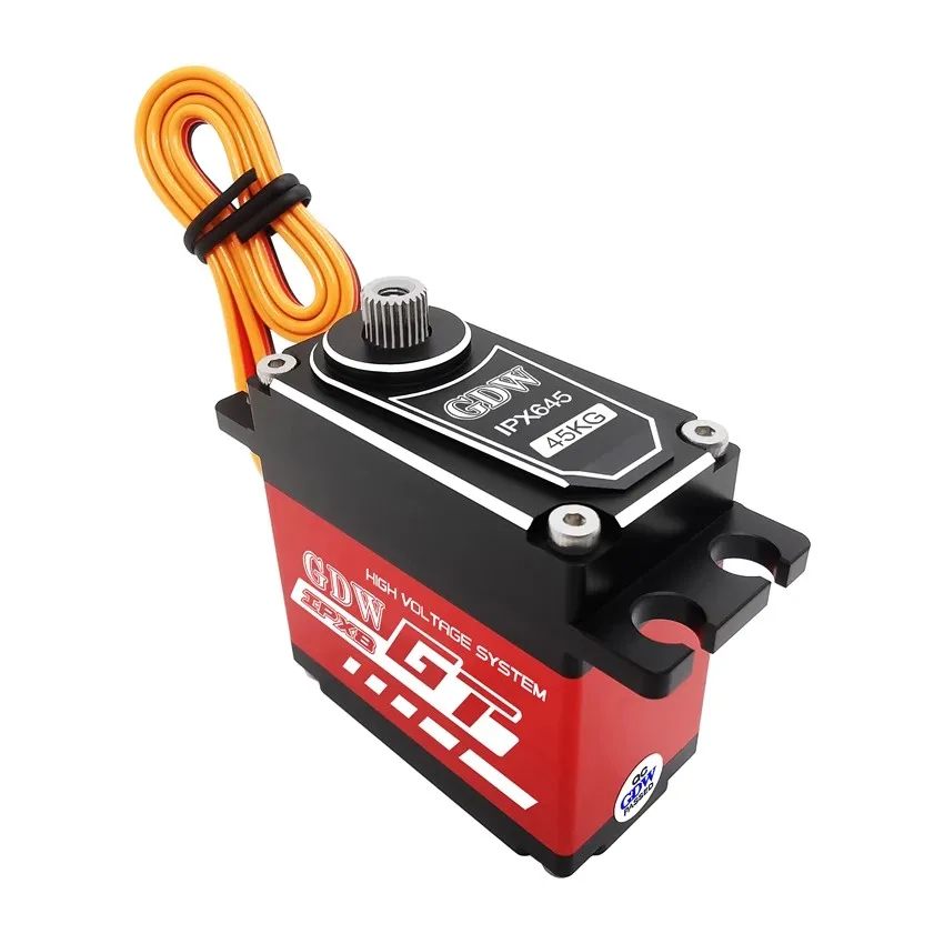 GDW IPX615 IPX645 45KG Hi-Torque Waterproof IPX8 Digital Brushless Servo For 1/8 1/10 RC Car Off-Road Vehicle TRX4 TRX6 Robot