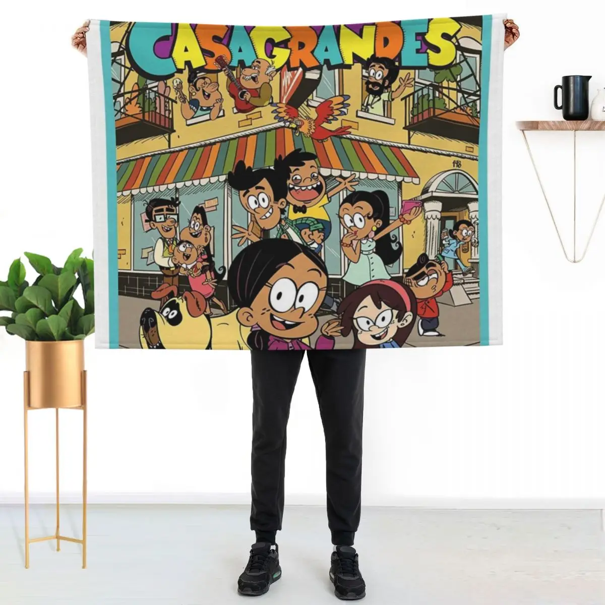 The Casagrandes (2019) Throw Blanket Long Lasting Soft Plush Blanket for Daily Use