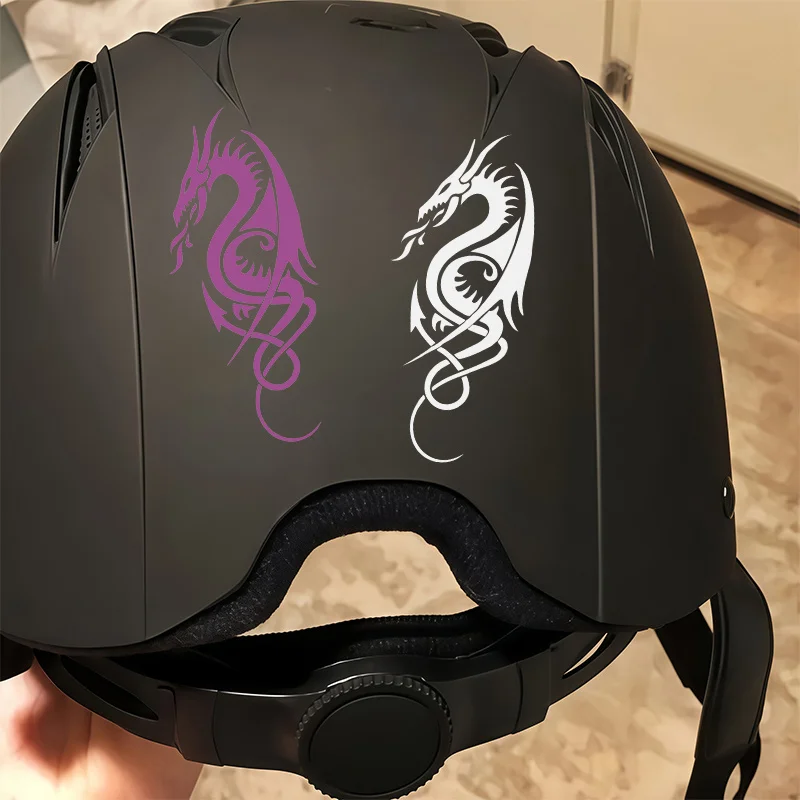 

Набор из 2 наклеек с драконом Чаризардом для мотоцикла, водонепроницаемые, прочные виниловые стикеры для мотоциклетных шлемов, автомобильных окон, ноутбуков, чехлов для телефонов