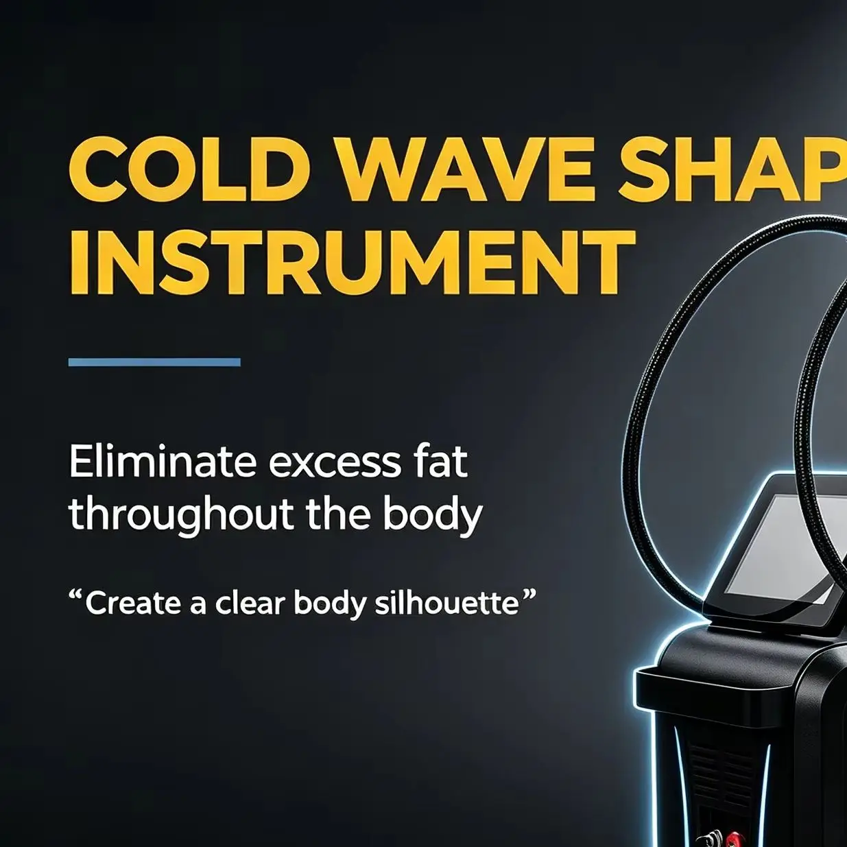 LowTemperatureFreezing MicrowaveFatMelting SalonClinic MYOslim ColdWave ShapingInstrument RealTimeTempControl ThreeInOneTech