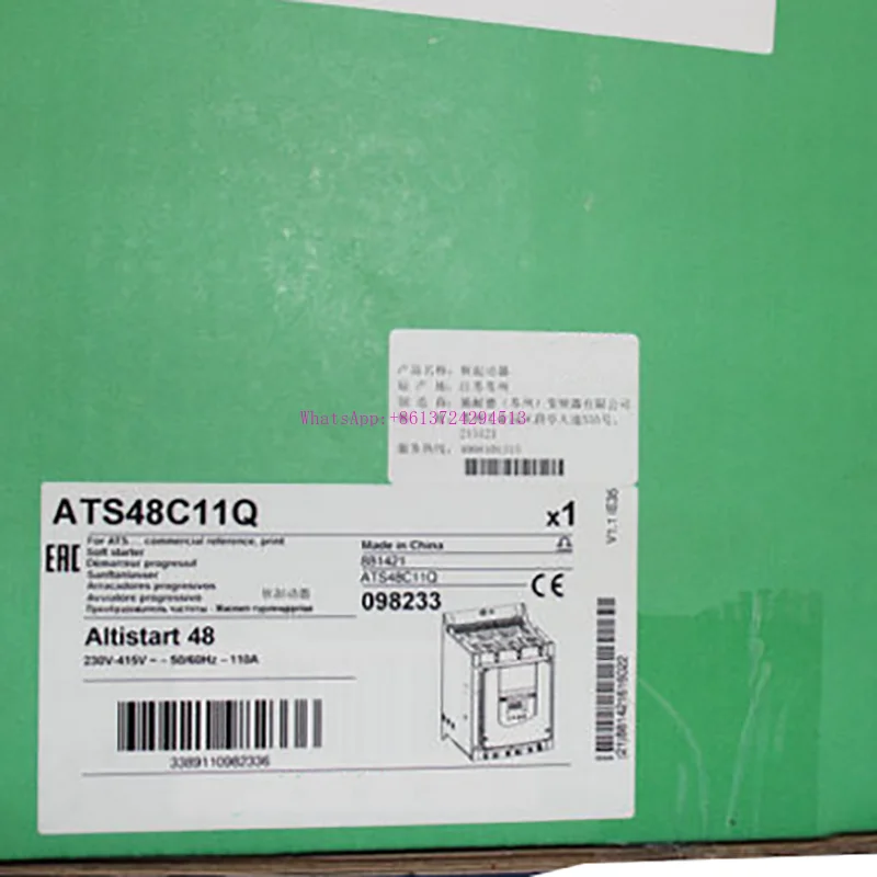 

New Original In BOX ATS48C11Q 55KW {Warehouse stock} 1 Year Warranty Shipment within 24 hours